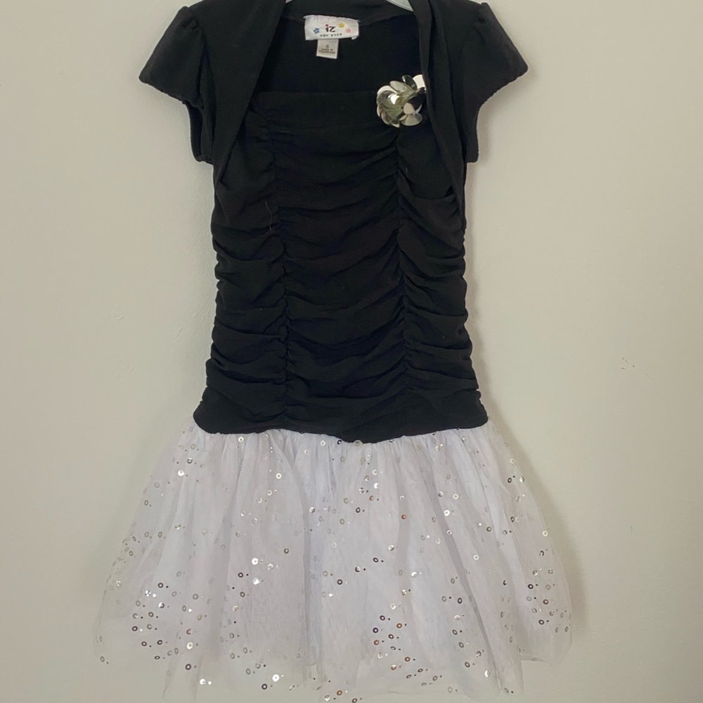 Black and White Formal Girls dress